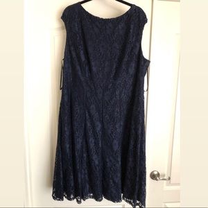 Ralph Lauren Navy Lace Dress